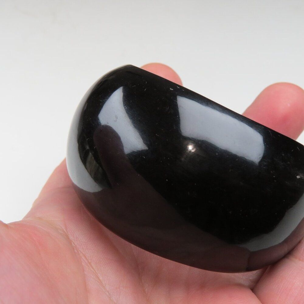 $230 Ethically Sourced Natural Buffalo Horn Jewelry Horn Cuff Bangle Bracelet